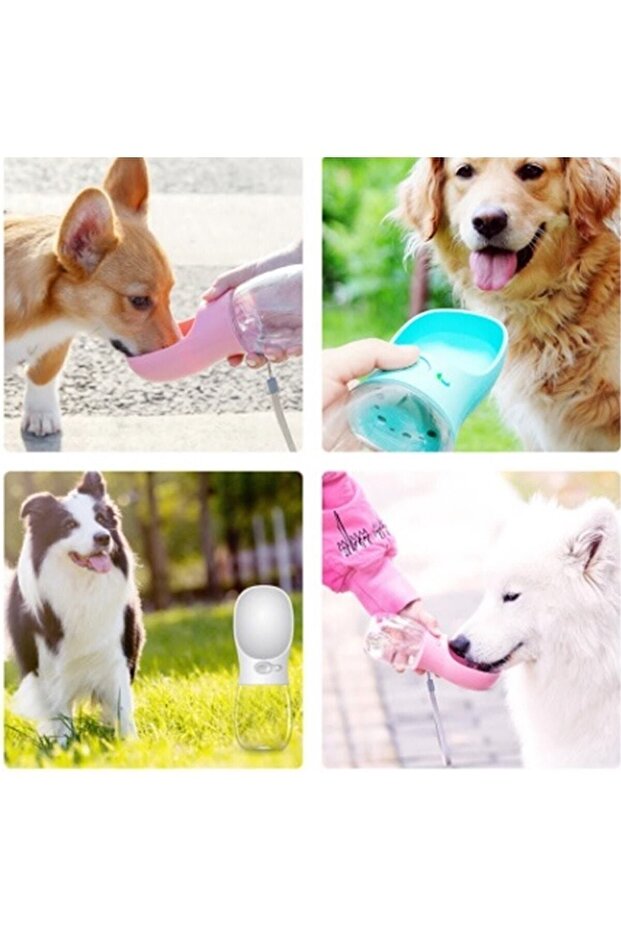 Taşınabilir Köpek Su Şişesi – Dökülmeyen Evcil Hayvan Suluk