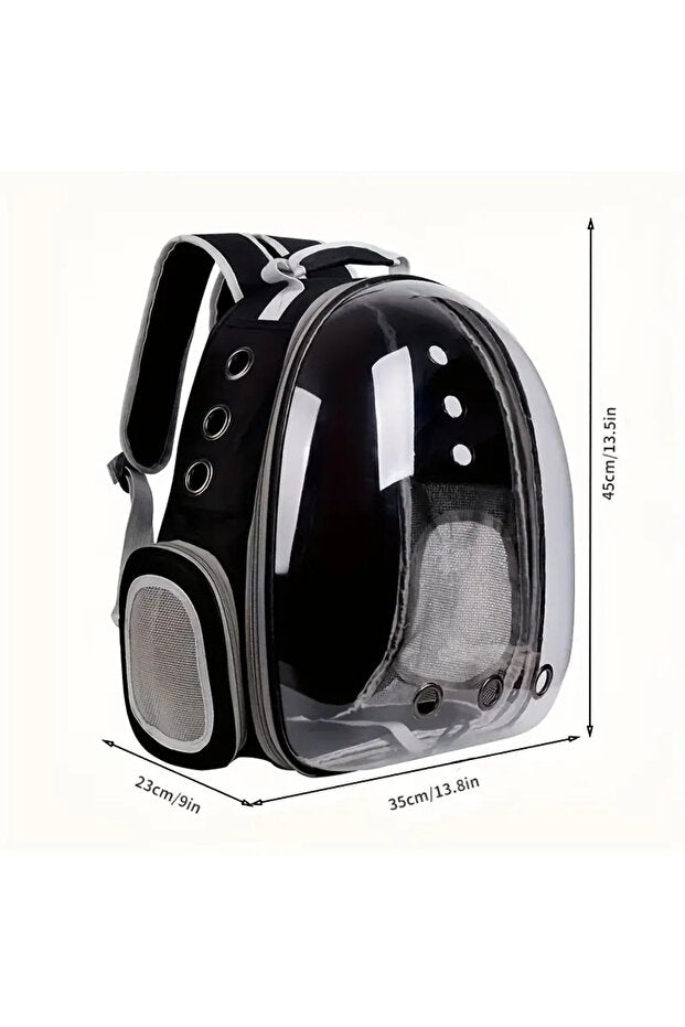 PatiCare™ Astronot Kedi Taşıma Sırt Çantası – Şeffaf Panoramik Pet Taşıma Çantası