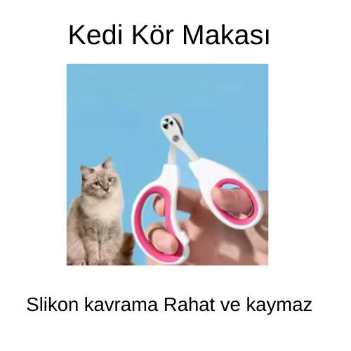 Evcil Hayvanlar İçin Güvenli Tırnak Makası – Kedi & Köpek